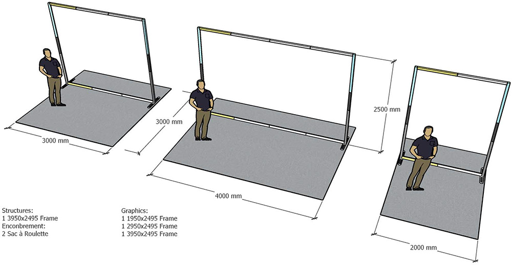 Stand modulaire selon vos besoin