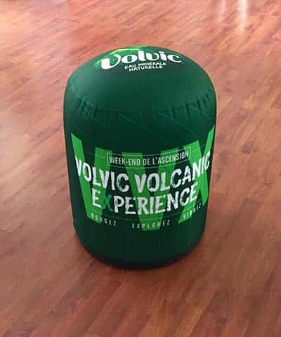 Pouf publicitaire gonflable