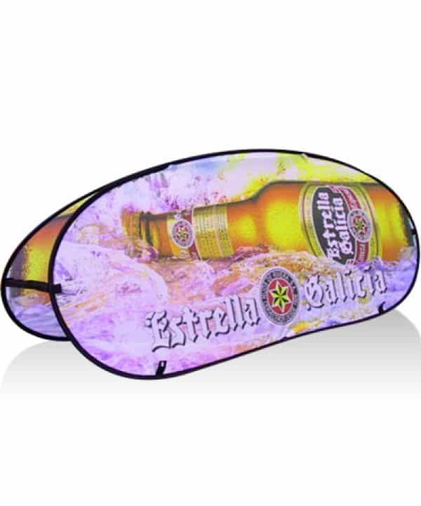 Pop-Up Banner ovale