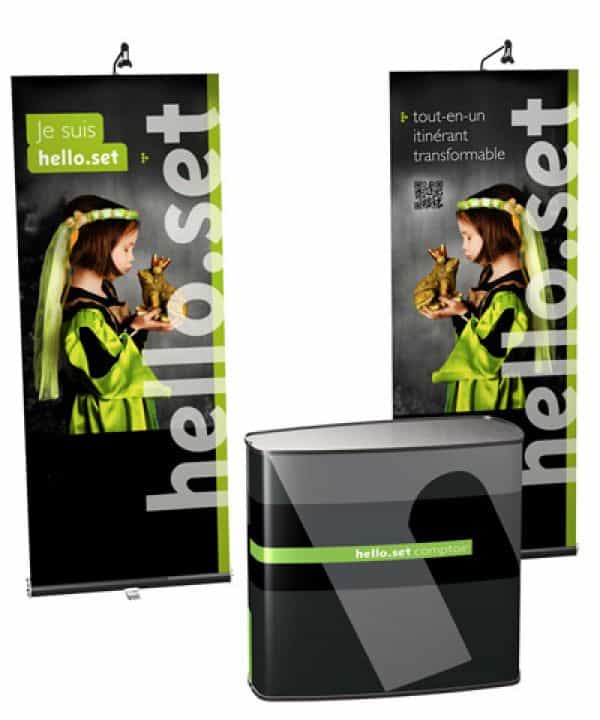 Stand Hello.Set