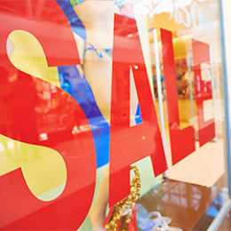 Décoration de vitrine
