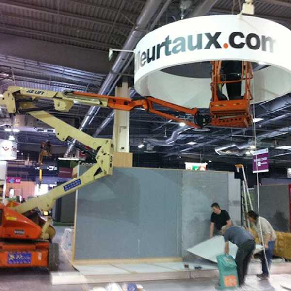 Installation et transport de votre stand