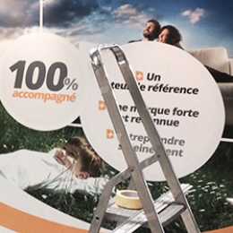 Pose sur site