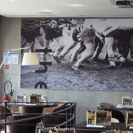 Cadre tissu tendu mural